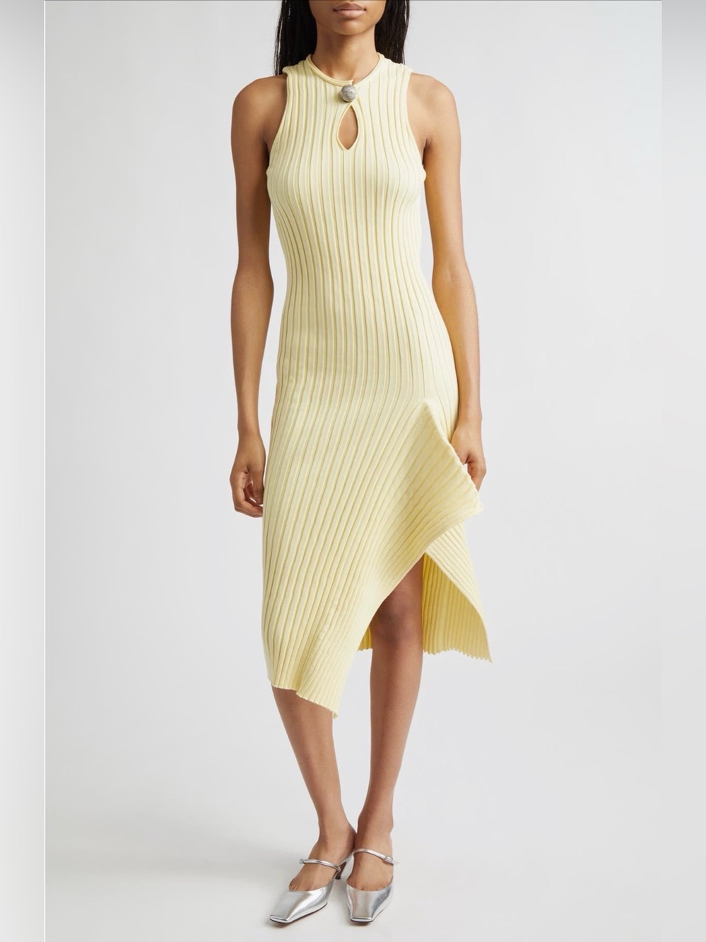 Stella McCartney rib organic cotton tank dress